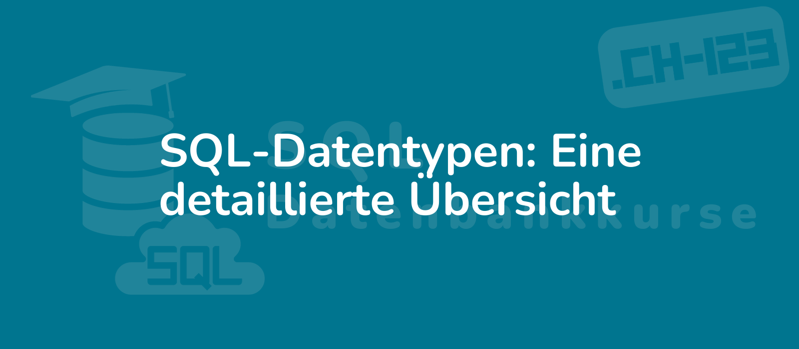 detailed overview of sql data types illustrated with a sleek design against a clean background providing clarity and precision