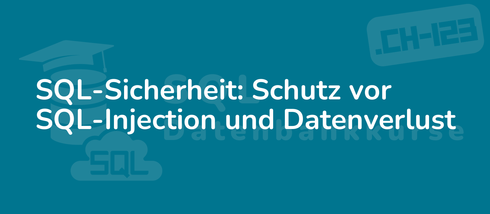 secure your data with sql sicherheit shielding against sql injection and data loss depicted with a professional backdrop 8k and attention to detail