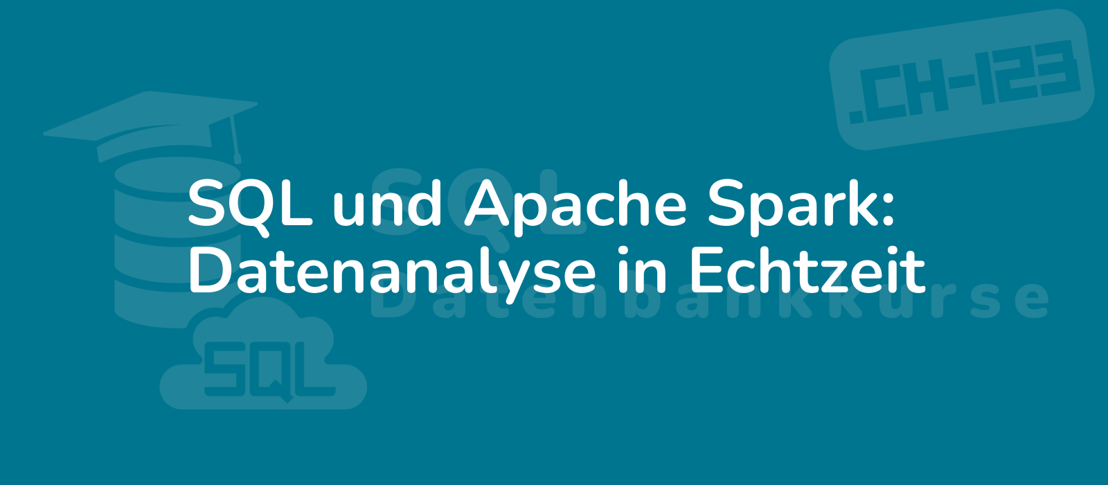 a dynamic image portrays the synergy between sql and apache spark showcasing real time data analysis with vibrant colors and intricate details