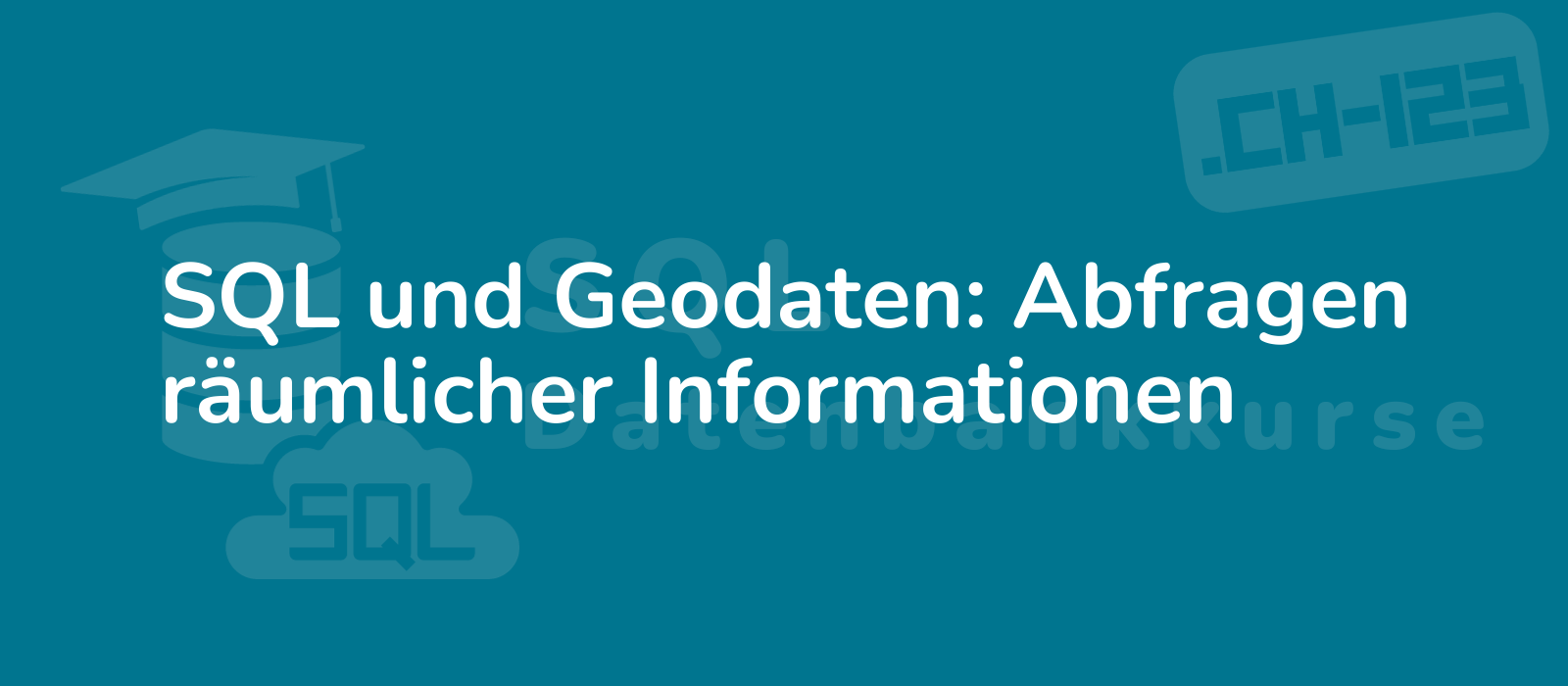 a visually appealing image showcasing sql and geospatial data with a focus on querying spatial information presented in a modern and detailed style