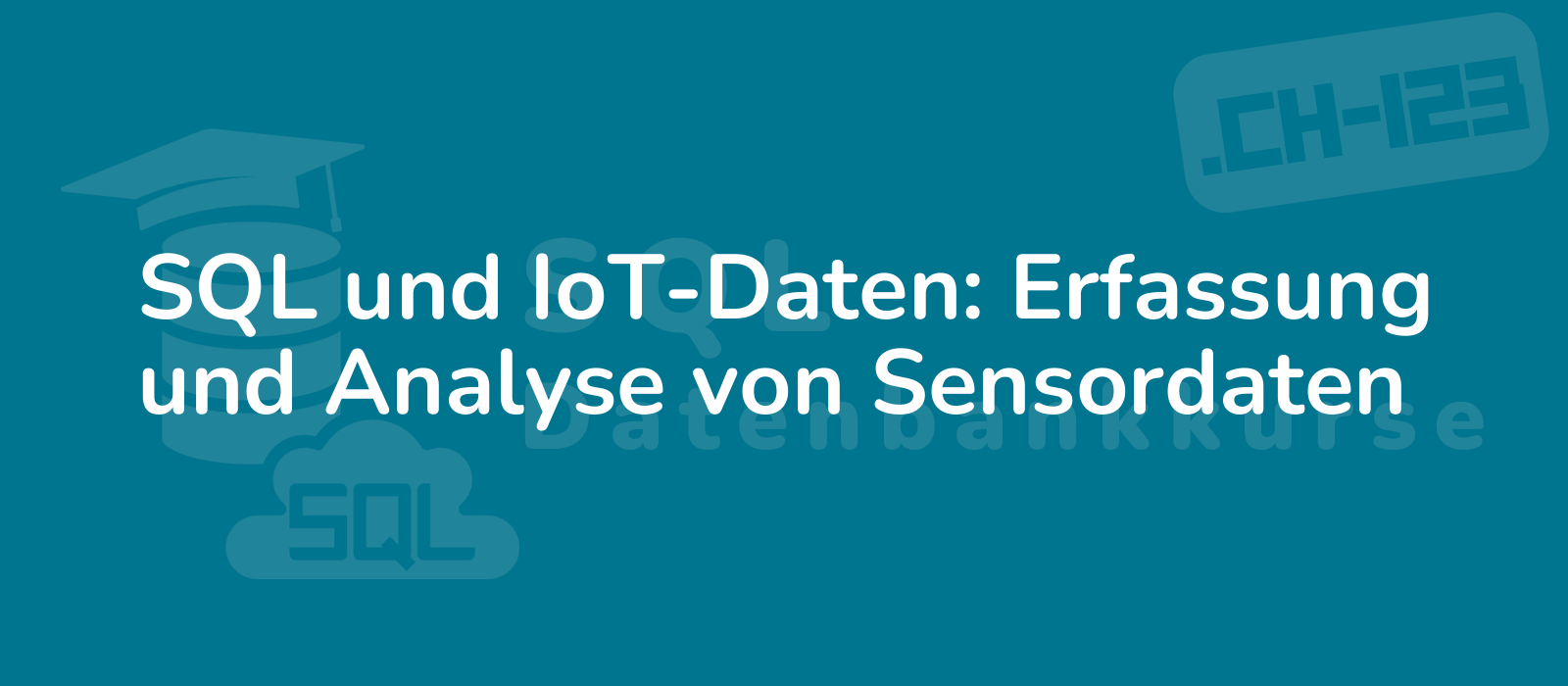 expertly analyzing iot data with sql the image features a futuristic sensor network vibrant visuals and precise insights