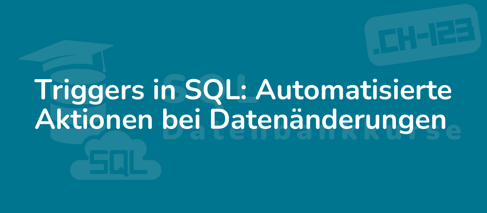 dynamic sql triggers with automated actions for data modifications innovative concept showcased in high resolution minimalistic design